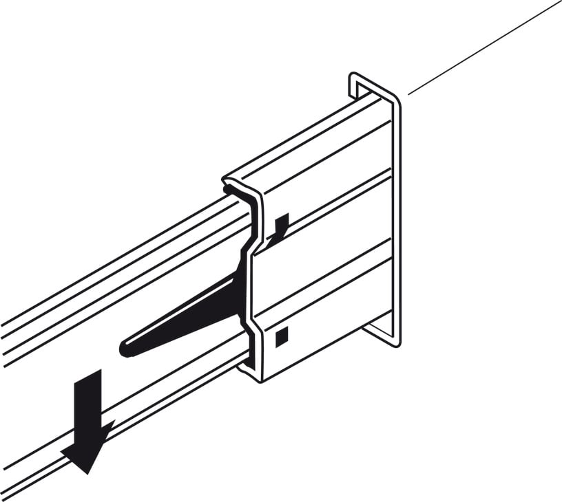 Ray Bi Giảm Chấn 250mm Hafele 494.02.060 - Bên trong một bộ ray trượt chất lượng Ray Bi Giảm Chấn 250mm Hafele 494.02.060 - Bên trong một bộ ray trượt chất lượng
