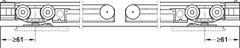 Phụ Kiện Cửa Trượt Classic 120-O Hafele 941.02.049 ảnh 2