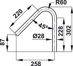 Bộ Trộn Tắm Đặt Sàn Roots Hafele 495.61.177 ảnh 3