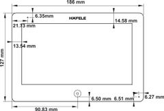 Màn Hình Cửa SVM-770HD Hafele 959.23.097 ảnh 2