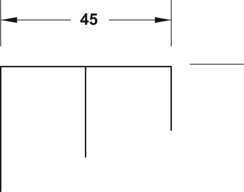 Dẫn Hướng Dưới 2500mm Hafele 400.52.952