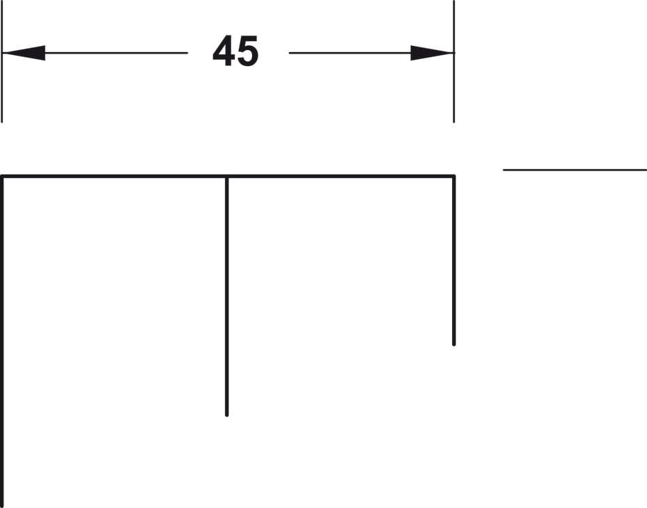 Dẫn Hướng Dưới 2500mm Hafele 400.52.952