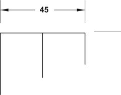 Dẫn Hướng Dưới 2500mm Hafele 400.52.952