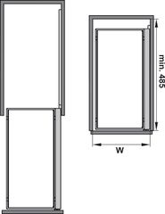 Bộ Rổ Kéo Comfort II 400mm Phải Hafele 545.53.764 ảnh 3