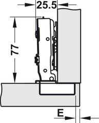 Bản Lề Trùm Ngoài Metalla SM 98º Hafele 334.05.001 ảnh 2