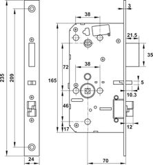 Khóa Điện Tử PP9000 Hafele 912.05.691 ảnh 3