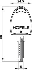 Hệ Chìa Chủ Cho Hệ Khóa DIY Hafele 482.01.114 ảnh 2