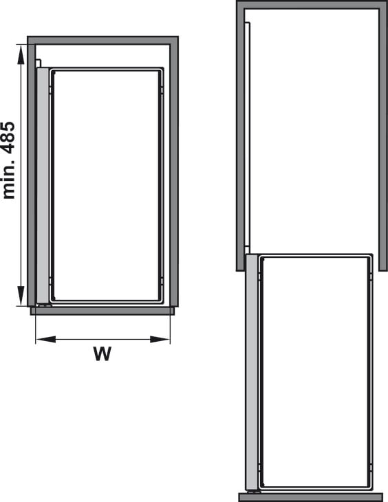 Bộ Rổ Kéo Comfort II 400mm Trái Hafele 545.53.765 - Vì sao phụ kiện lưu trữ quan trọng với tủ? Bộ Rổ Kéo Comfort II 400mm Trái Hafele 545.53.765 - Vì sao phụ kiện lưu trữ quan trọng với tủ?
