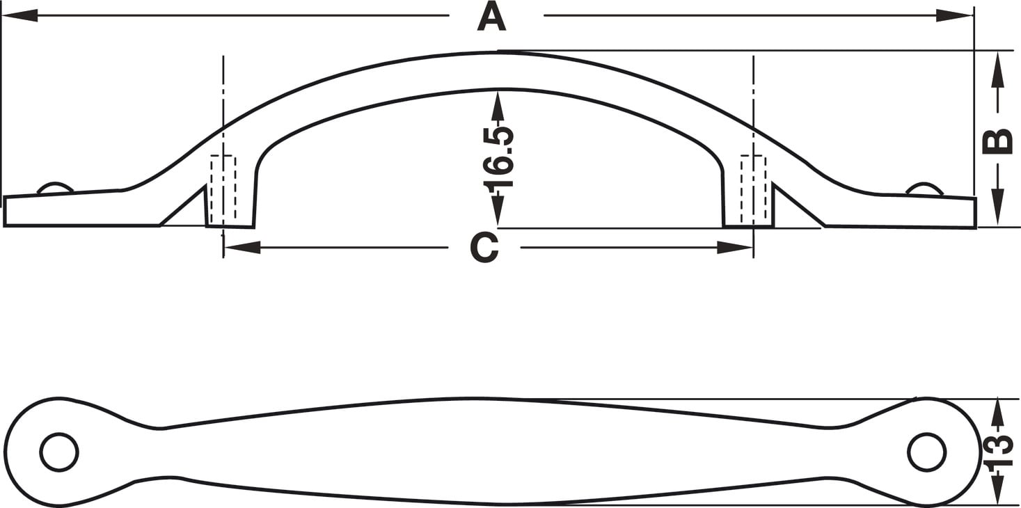 Tay Nắm Cổ Điển 117mm Hafele 122.07.131 - Tay nắm cổ điển 117mm Häfele 122.07.131 dùng cho tủ nào?