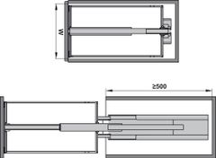Tủ Đồ Khô 400mm Dispensa 90º Hafele 546.54.613 ảnh 2