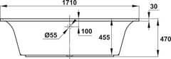 Bồn Tắm Âm Hafele 588.55.603 ảnh 3