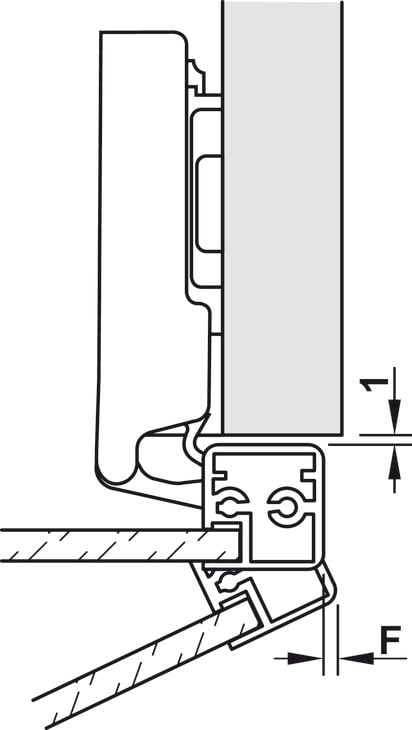 Bản Lề Metalla SM 110º Trùm Nửa Hafele 315.26.711 - Hướng dẫn lắp đặt bản lề Metalla SM 110º trùm nửa Hafele 315.26.711