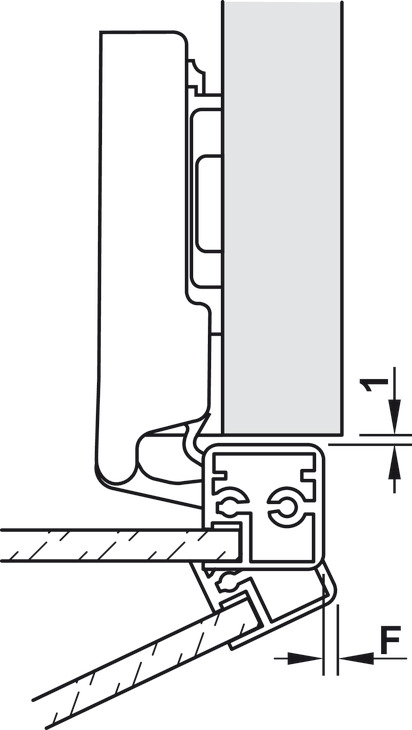 Bản Lề Trùm Ngoài Metalla SM 110º Cho Khung Nhôm Hafele 315.26.700 – ảnh 6