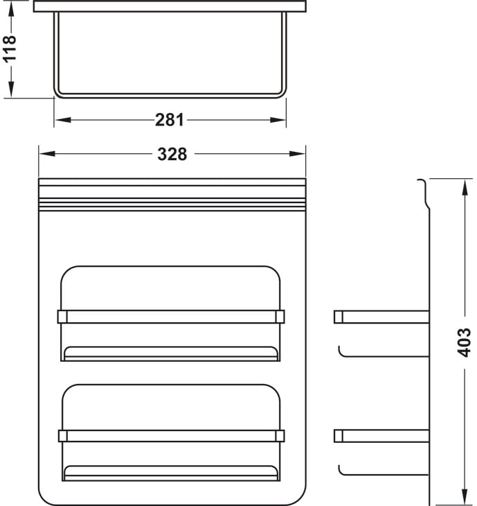 Kệ Đa Năng Có Khung Hafele 523.00.360 - Kệ đa năng có khung Häfele 523.00.360 được làm từ gì?