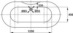 Bồn Tắm Âm Hafele 588.55.603 ảnh 4