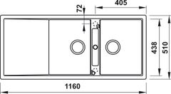 Bộ Xả Chậu 2 Hộc Hafele 570.35.923 ảnh 2