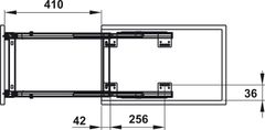 Bộ Rổ Đựng Gia Vị 350mm Hafele 549.20.039 ảnh 3