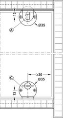 Bánh Xe Trượt Dưới Hafele 404.20.340 ảnh 3