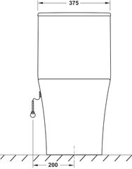Bồn Cầu 1 Khối Sapporo Hafele 588.79.407 ảnh 4