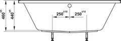 Bồn Tắm Âm Hình Bầu Dục Nagoya 1500 Hafele 588.79.601 ảnh 2