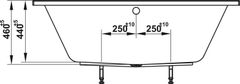 Bồn Tắm Âm Hình Vuông Nagoya 1500 Hafele 588.79.603 ảnh 2