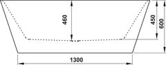 Bồn Tắm Độc Lập Nagoya 1700 Hafele 588.99.610 ảnh 4