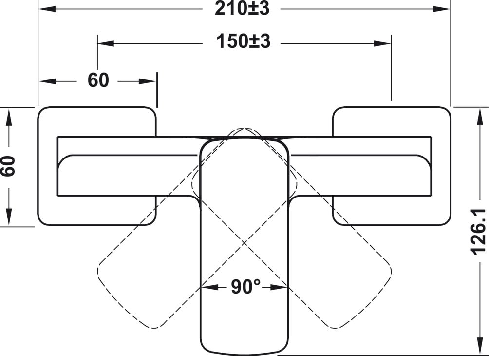 Bộ Trộn Nổi 1 Đường Nước Kobe Hafele 589.15.006 - Vai trò của vòi, bộ trộn và phụ kiện xả trong phòng tắm Bộ Trộn Nổi 1 Đường Nước Kobe Hafele 589.15.006 - Vai trò của vòi, bộ trộn và phụ kiện xả trong phòng tắm