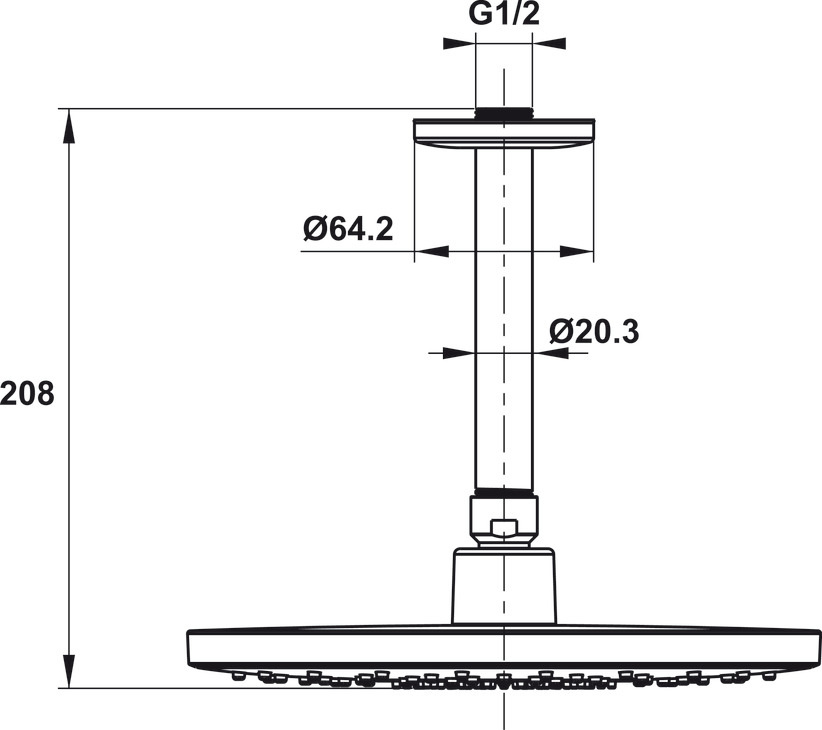 Sen Đầu Gắn Trần Airsense 227R Hafele 485.60.703 - Công năng của sen đầu gắn trần Airsense 227R Hafele 485.60.703 Sen Đầu Gắn Trần Airsense 227R Hafele 485.60.703 - Công năng của sen đầu gắn trần Airsense 227R Hafele 485.60.703