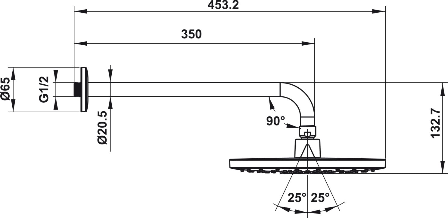 Sen Đầu Gắn Tường Airsense 227R Hafele 485.60.702 - Kinh nghiệm chọn sen tắm và phụ kiện Sen Đầu Gắn Tường Airsense 227R Hafele 485.60.702 - Kinh nghiệm chọn sen tắm và phụ kiện