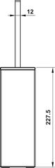 Giá Treo Cọ Vệ Sinh Kính Trắng Hafele 495.80.230 ảnh 3