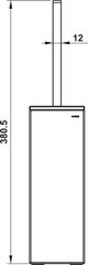 Giá Treo Cọ Vệ Sinh Kính Trắng Hafele 495.80.230 ảnh 4