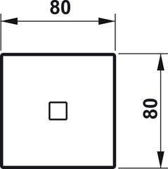 Giá Treo Cọ Vệ Sinh Kính Trắng Hafele 495.80.230 ảnh 5