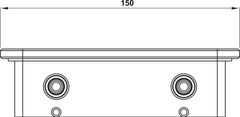 Kệ Kính Trắng 150 Hafele 495.80.237 ảnh 3