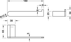 Bộ Phụ Kiện Nhà Tắm Chiba Hafele 499.98.351 ảnh 4