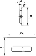 Nút Nhấn Xả Thải Mechanical Hafele 588.73.565 ảnh 2