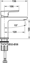 Vòi Trộn Uni 100 Hafele 495.61.129 ảnh 3