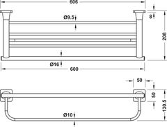Kệ Để Khăn Tắm Hafele 580.41.513 ảnh 2