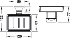 Đĩa Đựng Xà Phòng Hafele 580.41.460 ảnh 2