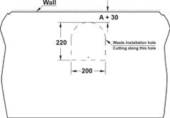 Chậu Lavabo Sứ Đặt Bàn Sapporo 500 Hafele 588.79.032 ảnh 3