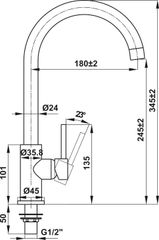 Vòi Rửa Chén HT21-CC1F245C Hafele 577.55.270 ảnh 4