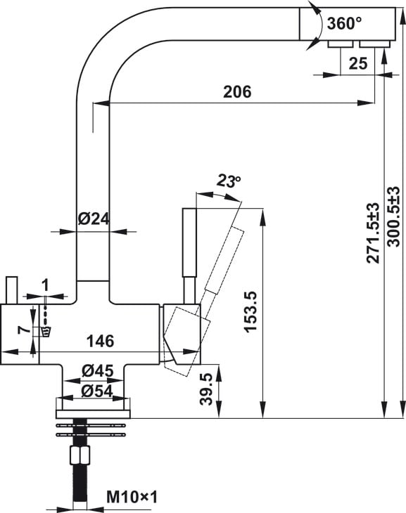 Vòi Rửa Chén HT21-CH2F271 Hafele 577.55.210 - Lắp đặt vòi 3 đường nước kết nối máy lọc Vòi Rửa Chén HT21-CH2F271 Hafele 577.55.210 - Lắp đặt vòi 3 đường nước kết nối máy lọc