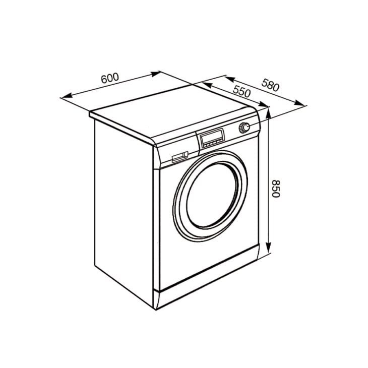 Máy Giặt Kết Hợp Sấy 7Kg Smeg LSF147E 536.94.567 – ảnh 2