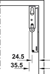 Tay Nâng Free Space Loại B Hafele 493.05.920 ảnh 5