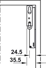 Tay Nâng Free Space Loại E Hafele 493.05.923 ảnh 5