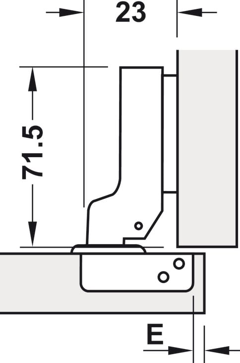 Bản Lề Trùm Nửa Metalla SM 95º Mini Hafele 311.04.441 - Công năng thực tế của bản lề Häfele Bản Lề Trùm Nửa Metalla SM 95º Mini Hafele 311.04.441 - Công năng thực tế của bản lề Häfele
