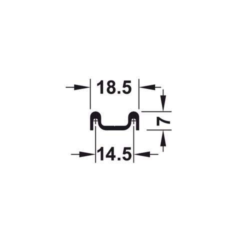 Ray trượt dưới 2500 MM Hafele 415.11.622