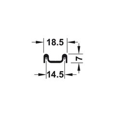 Ray trượt dưới 2500 MM Hafele 415.11.622