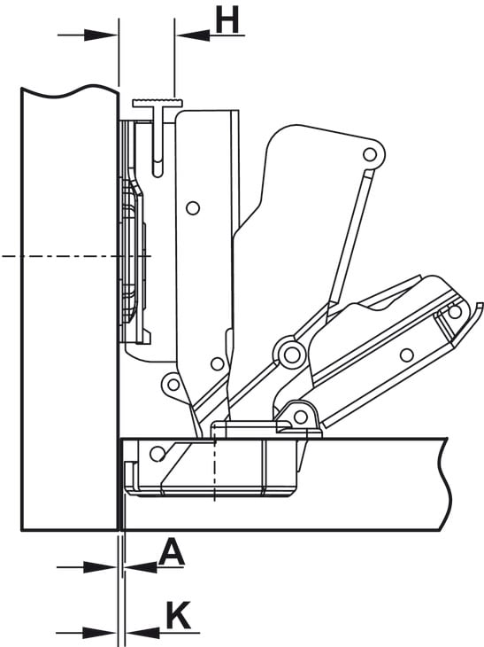 Bản Lề Lọt Lòng Metalla SM 165º Hafele 315.02.752 - Những thông số cần kiểm tra trước khi mua bản lề