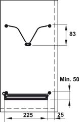 Khay Úp Chén Đĩa Presto 700mm Hafele 544.40.031 ảnh 5