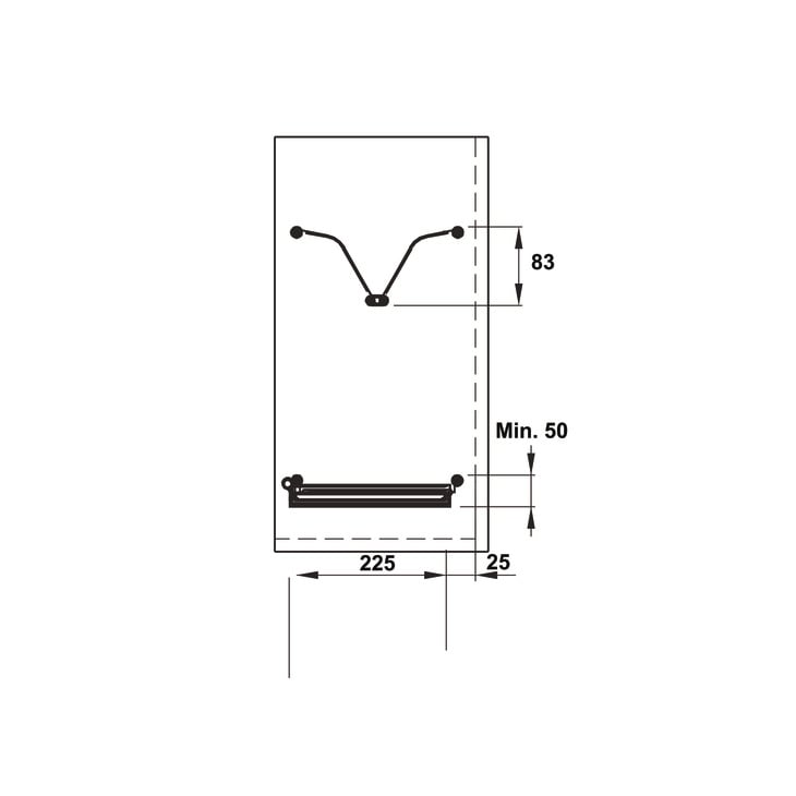 Rổ Chén Đĩa 700mm Không Khung Cucina 544.40.025 – ảnh 2
